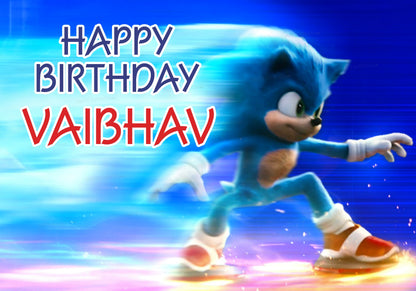 Sonic the Hedgehog Theme Customized Backdrop