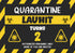 Quarantine Theme Personalized Backdrop - 6X4 fT. - image 1 of 7 | Party Supplies India