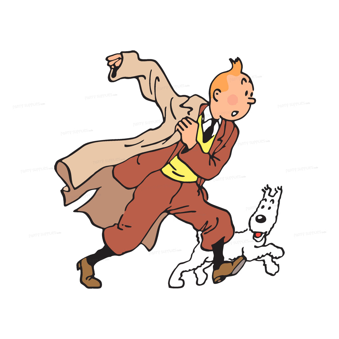 Tintin Theme Cutout TIN-10