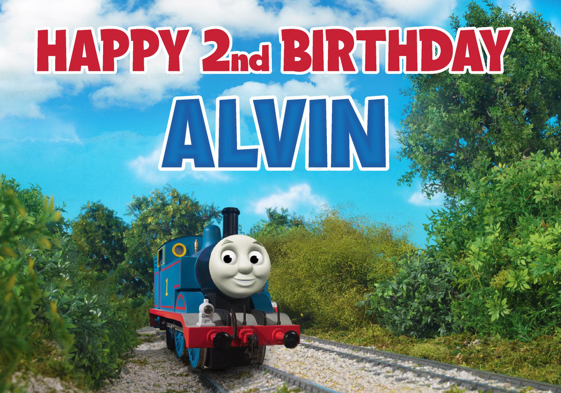 Thomas and Friends Theme Backdrop