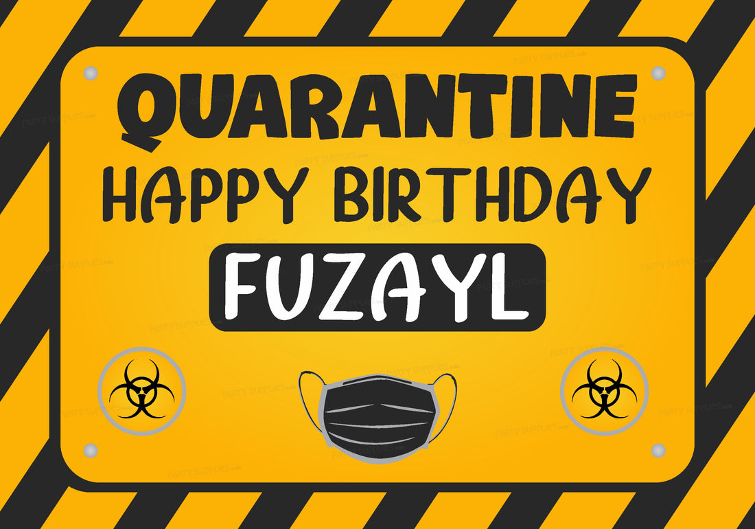 Quarantine Theme Backdrop