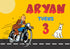 Tintin Theme Personalized Backdrop - 6x4 Ft. - image 1 of 7 | Party Supplies India