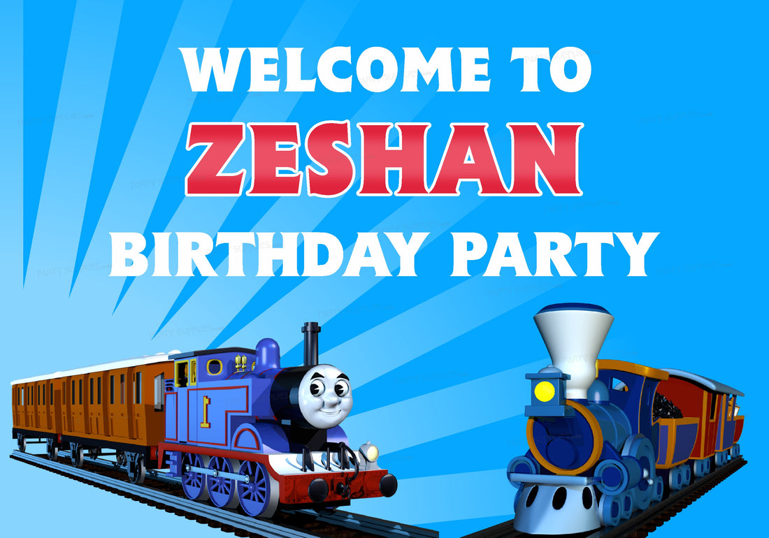 Thomas and Friends Theme Customized Welcome Board