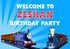 Thomas and Friends Theme Customized Welcome Board - image 1 of 3 | Party Supplies India