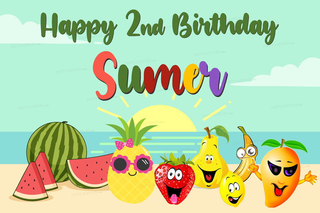 Fruits Theme Backdrop