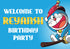 Doraemon Theme Welcome Board - image 1 of 3 | Party Supplies India
