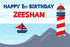 Sailor Theme Premium Backdrop - 6X4 fT. - image 1 of 7 | Party Supplies India