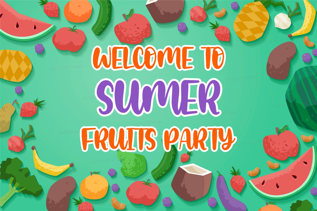 PSI Fruits Theme Customized Welcome Board