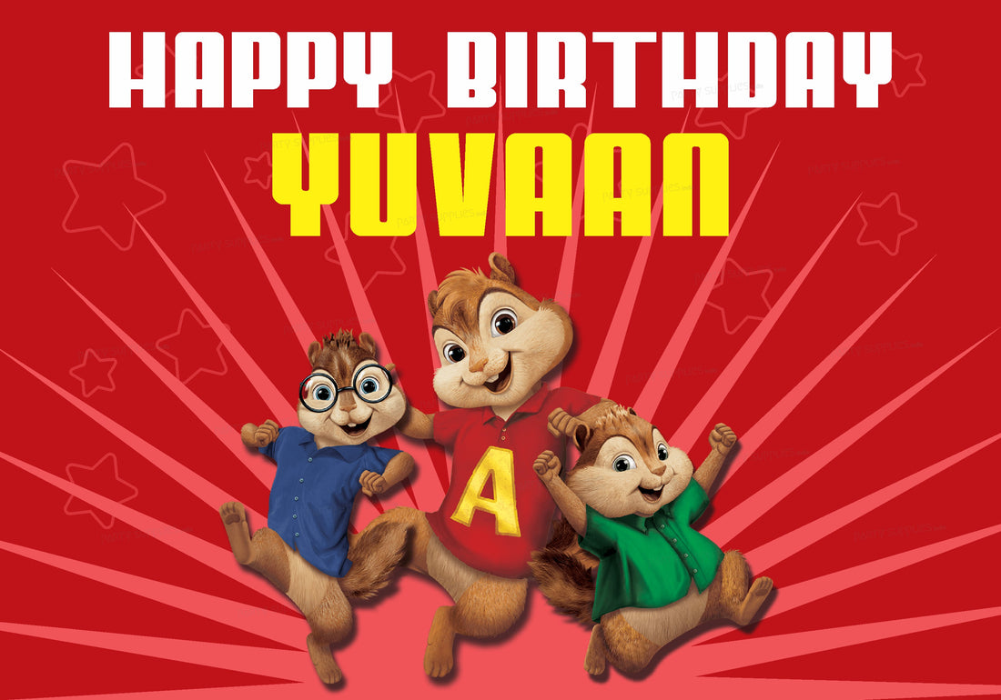 Alvin and Chipmunks Theme Premium Backdrop