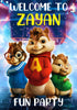 Alvin and Chipmunks Theme Welcome Board - image 1 of 3 | Party Supplies India