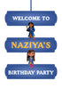 Mira Royal detective Theme Door Poster - image 1 of 3 | Party Supplies India