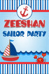 Sailor Theme Premium Welcome Board - image 1 of 3 | Party Supplies India