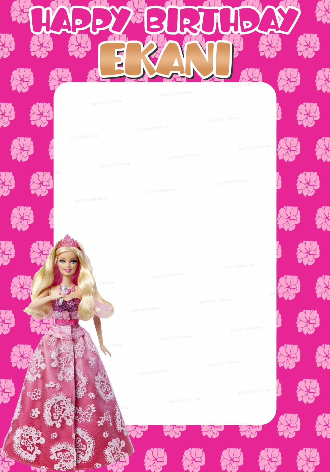 Barbie Theme Personalized PhotoBooth