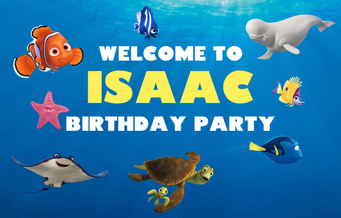 Nemo and Dory Theme Personalized Welcome Board