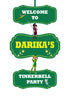 Tinker Bell Theme Door Poster - image 1 of 3 | Party Supplies India