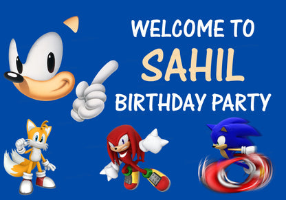 Sonic the Hedgehog Theme  Welcome Board