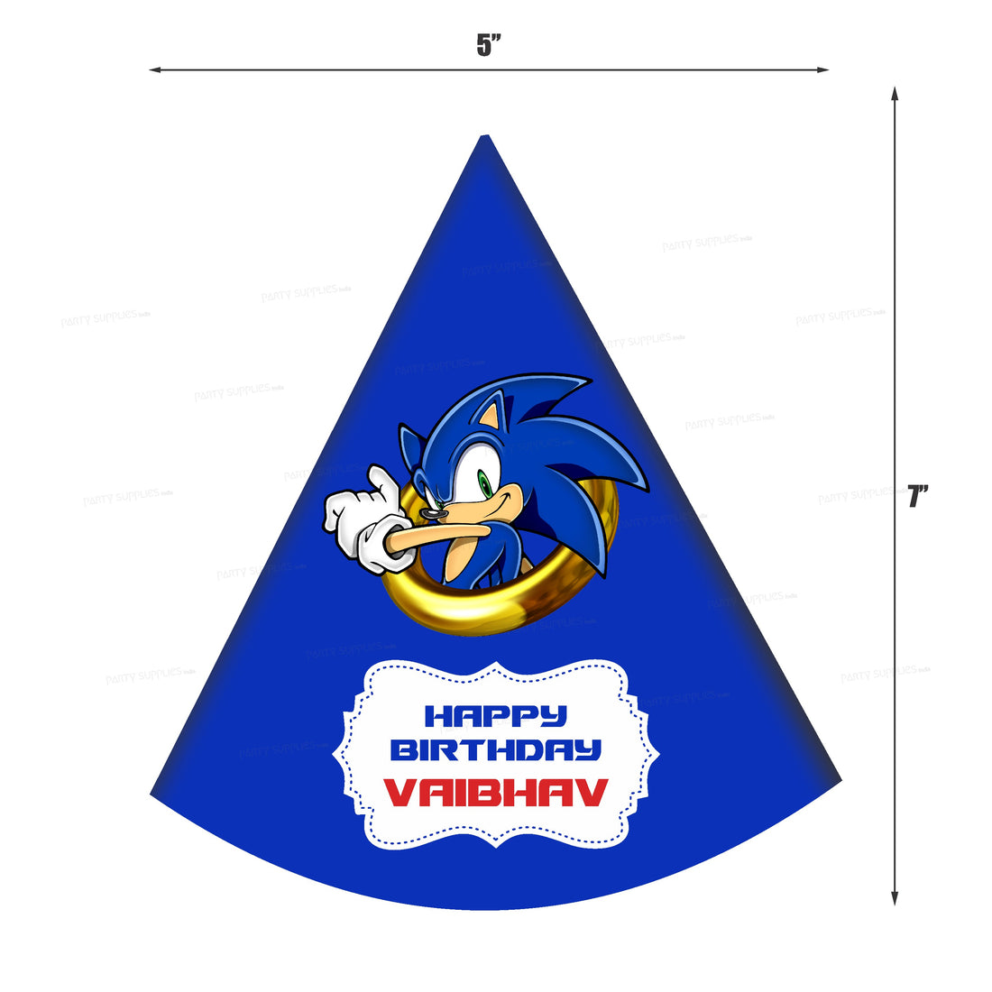 PSI Sonic the Hedgehog Theme  Customized Hat