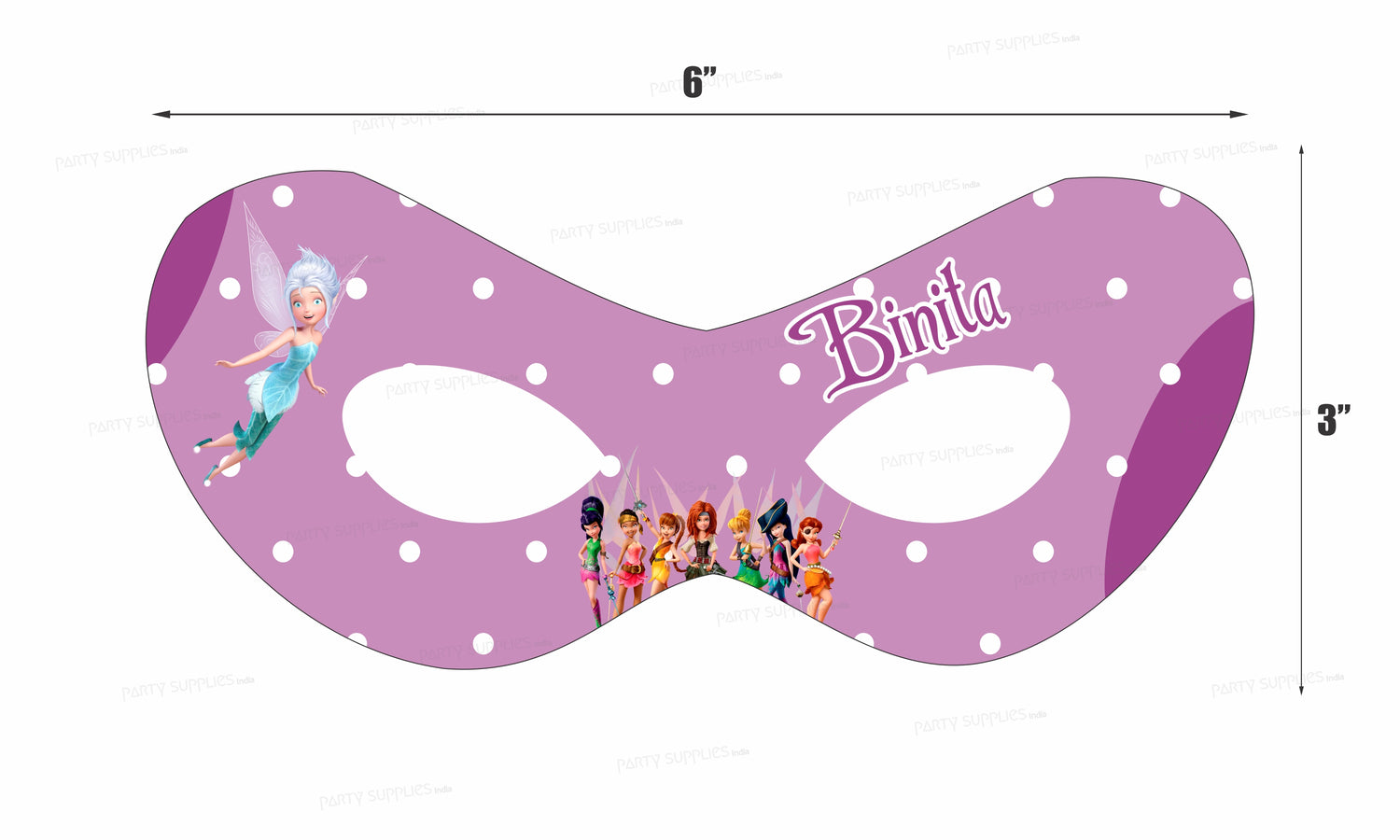 Tinker Bell Theme Customized Eye Mask | Party Supplies India tinker-bell-theme-customized-eye-mask-party-supplies-india
