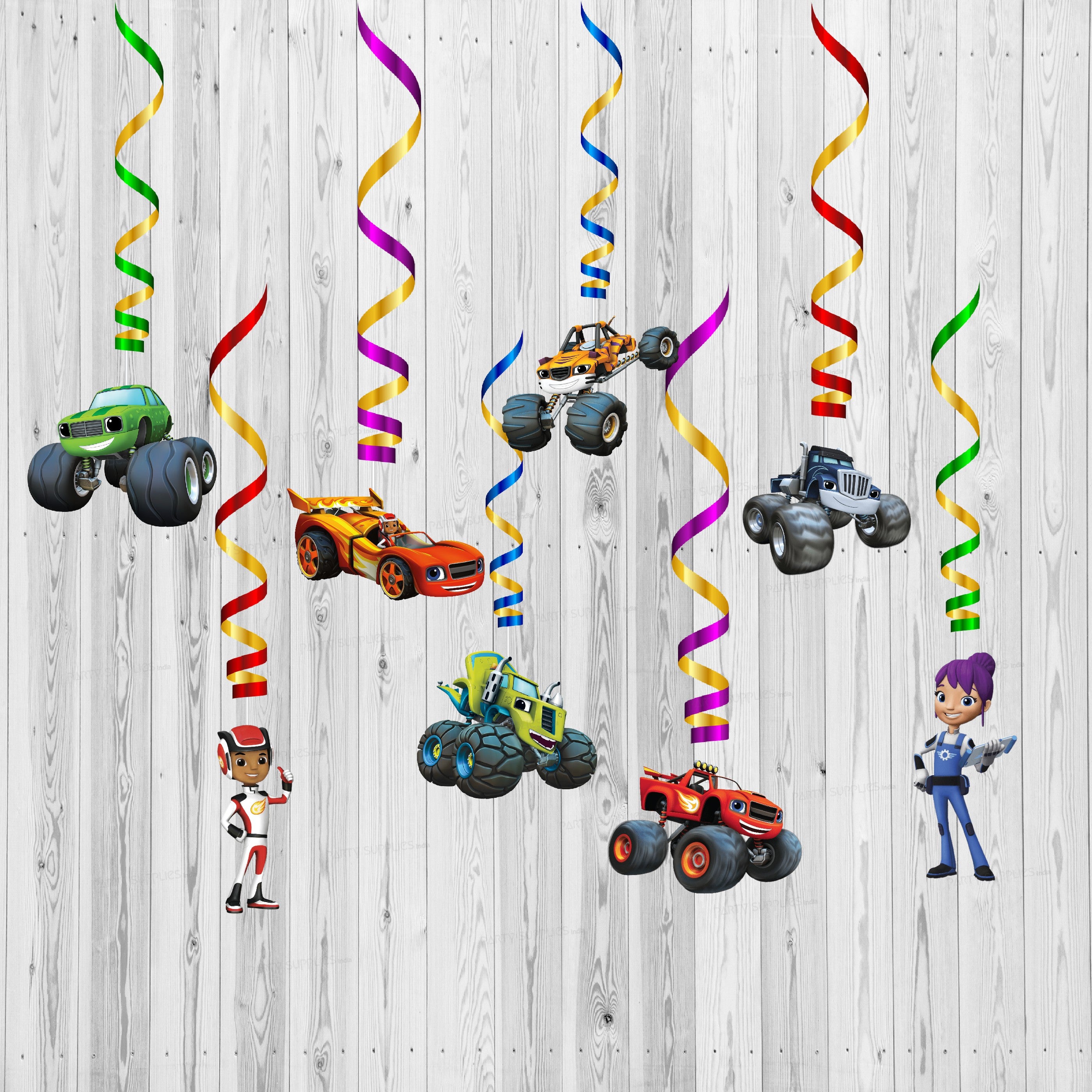 Blaze and the Monster Machines Theme Swirls