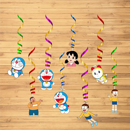 Doraemon Theme Classic Swirls