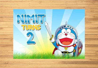 PSI Doraemon Theme Backdrop