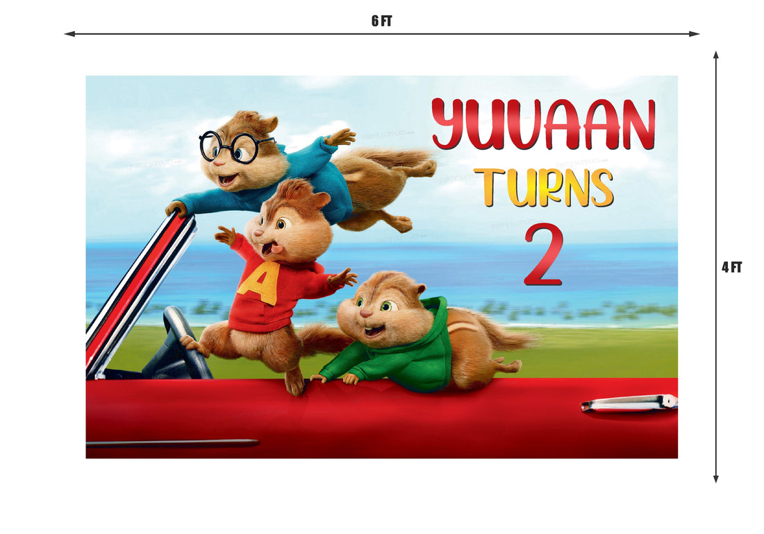 PSI Alvin and Chipmunks Theme Backdrop