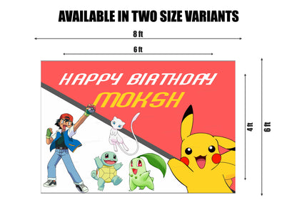 Pokemon Theme Customized Backdrop