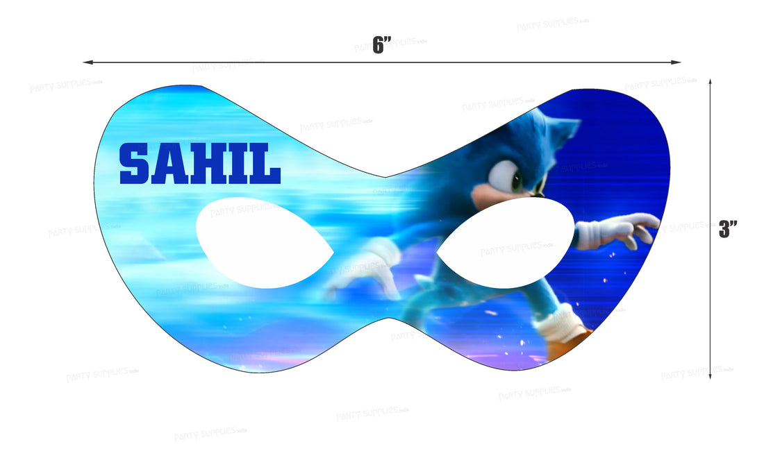 PSI Sonic the Hedgehog Theme Personalized Eye Mask