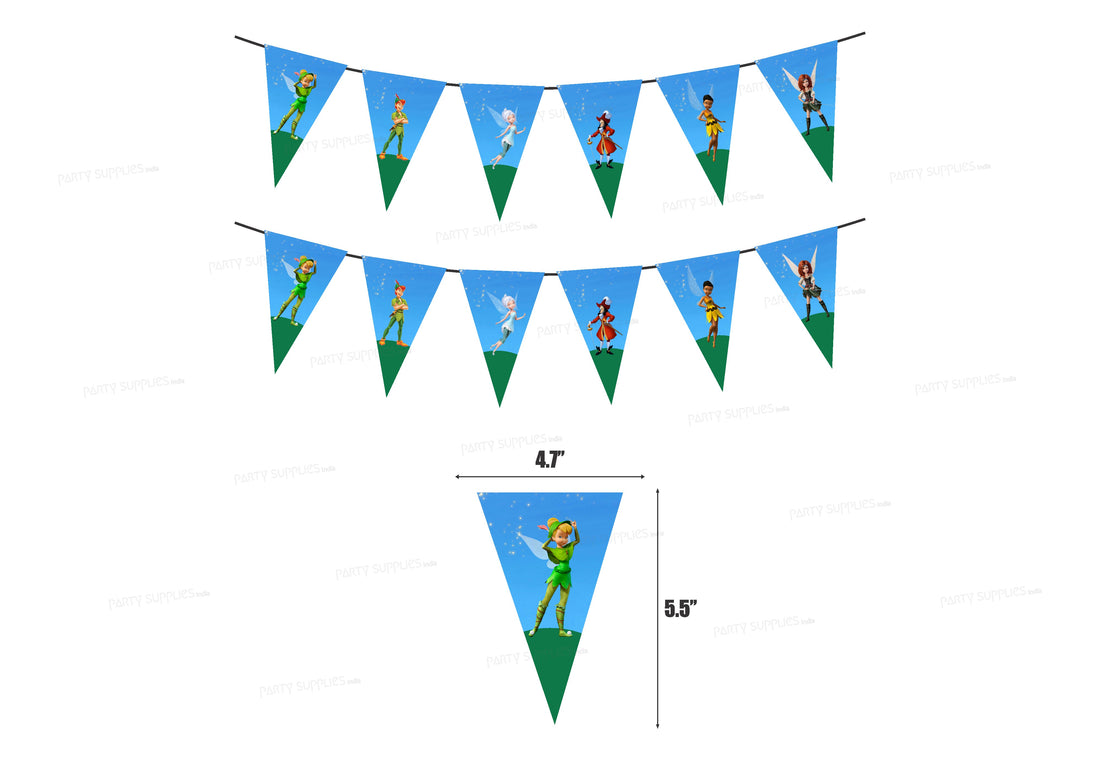 PSI Tinker Bell Theme Flag Bunting