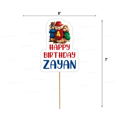 Alvin and Chipmunks Theme Cake Topper