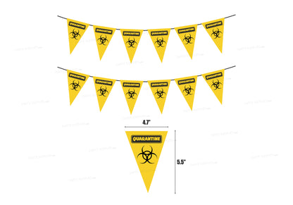 PSI Quarantine Theme Flag Bunting