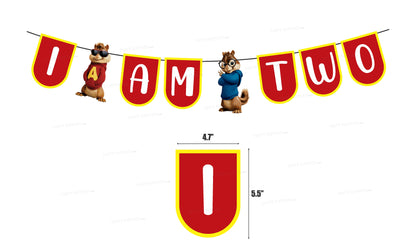 Alvin and Chipmunks Theme Baby Age Hanging