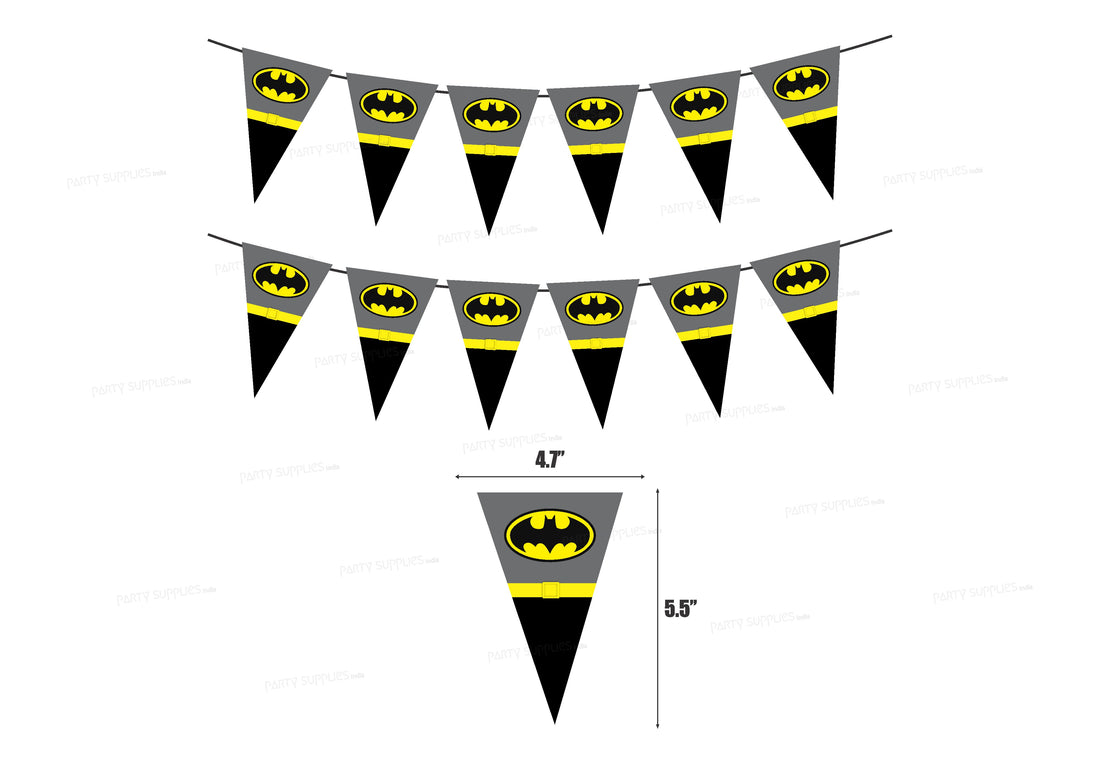 PSI Batman Theme Flag Bunting