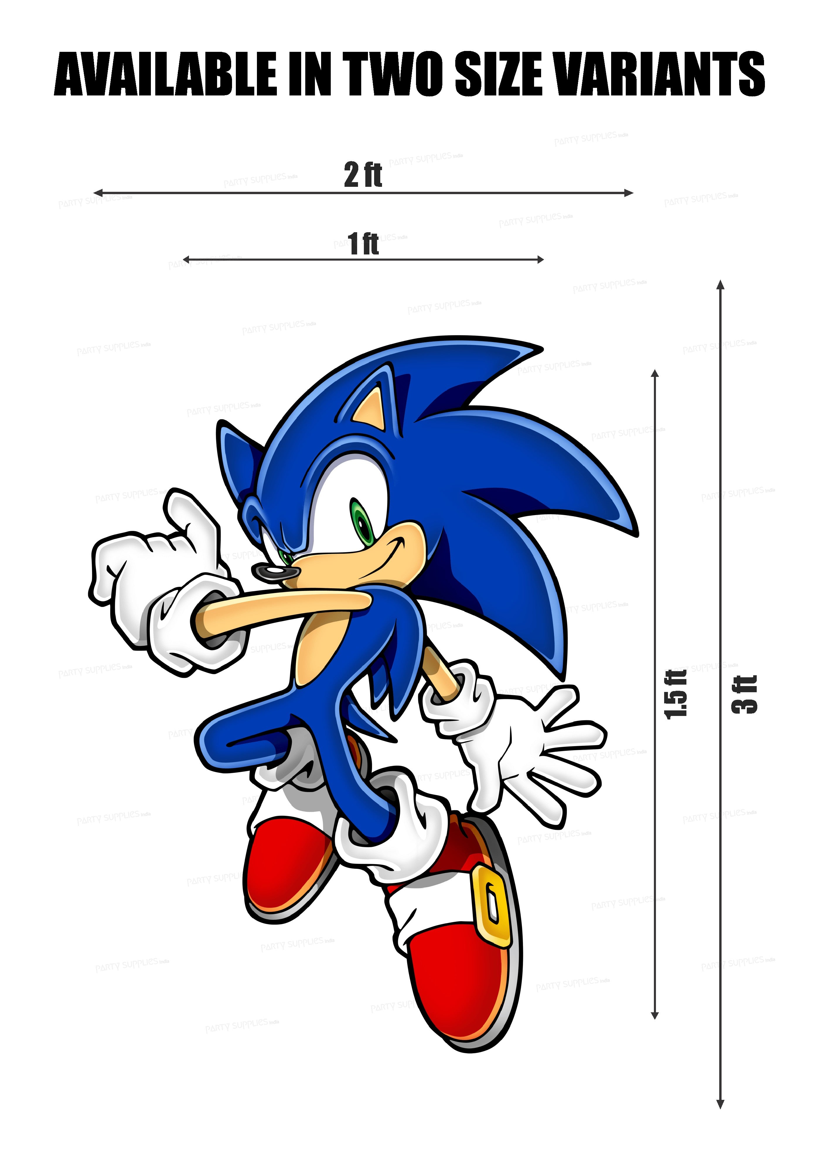 SONIC THE HEDGEHOG THEME Cutout STH-05