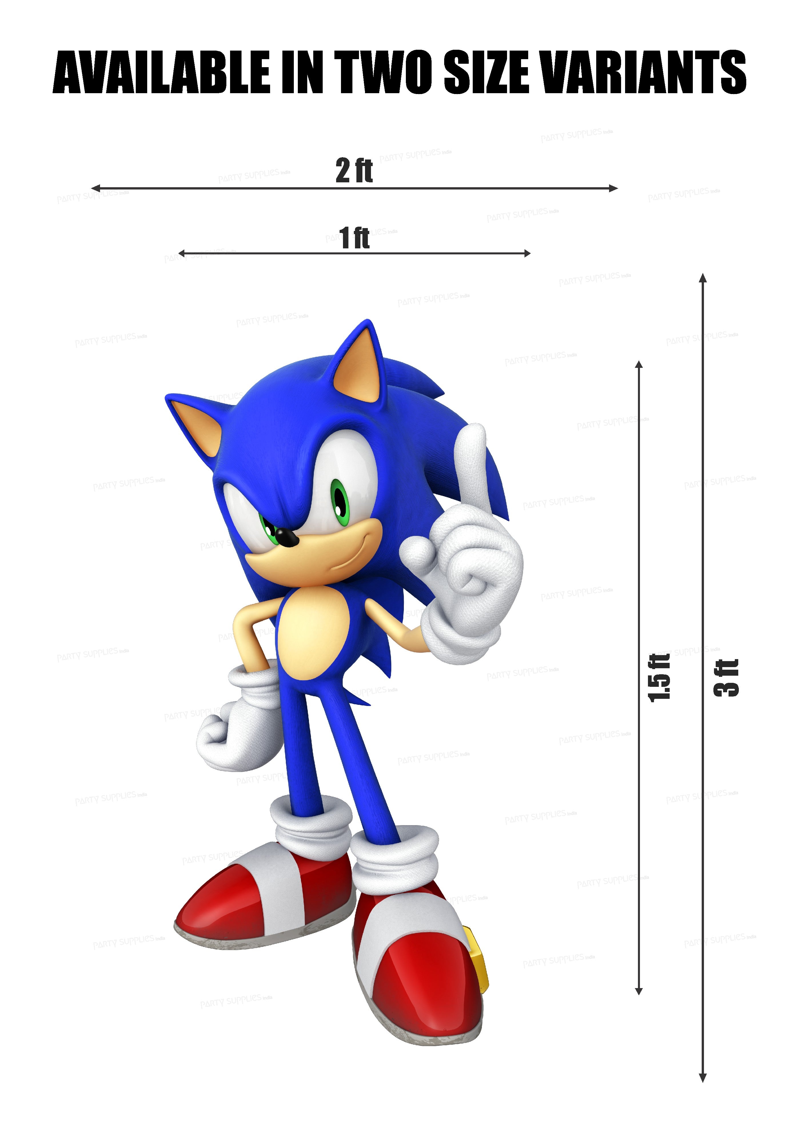 SONIC THE HEDGEHOG THEME Cutout STH-18