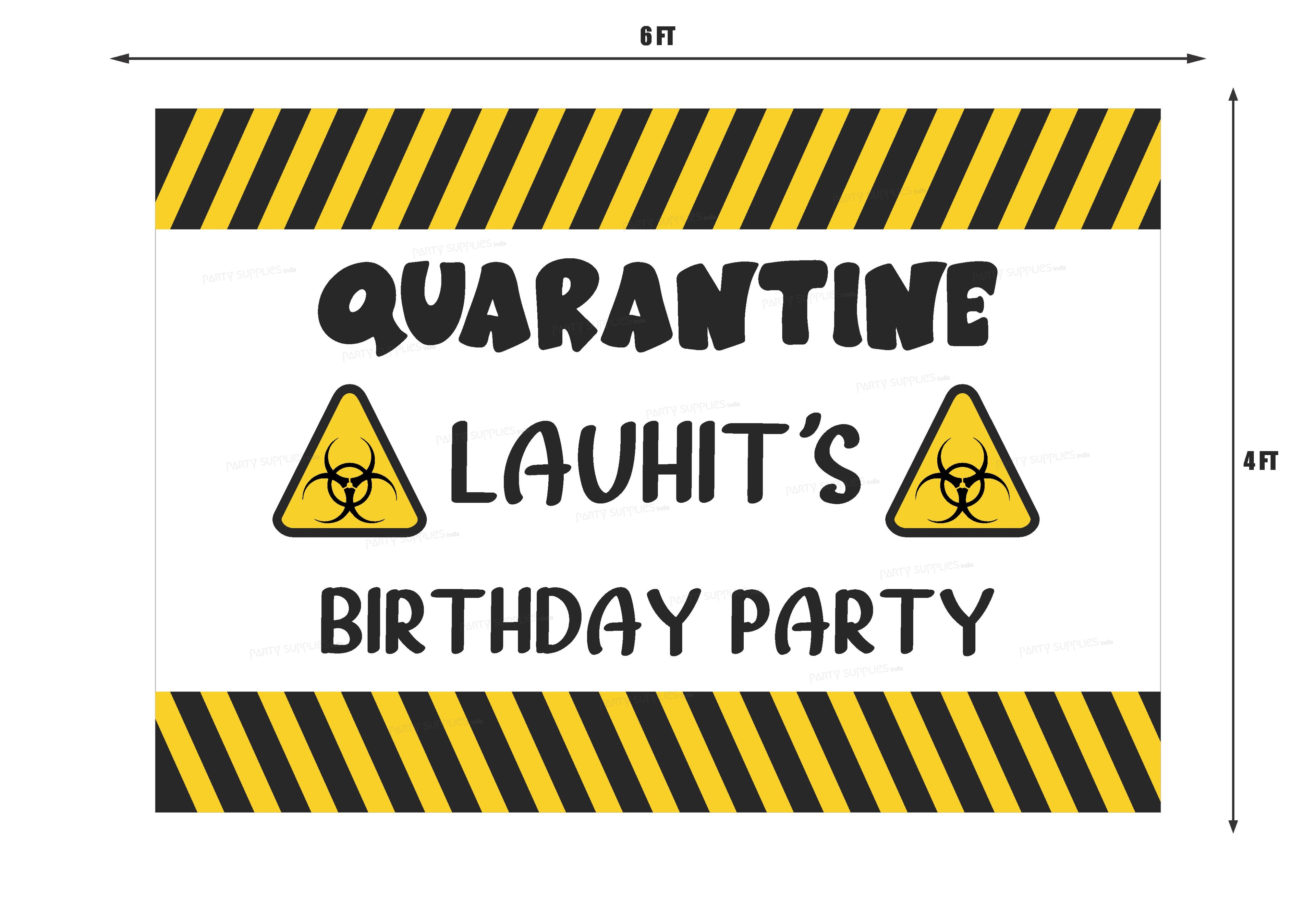 Quarantine Theme Customized Welcome Board