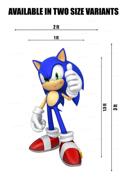 SONIC THE HEDGEHOG THEME Cutout STH-12