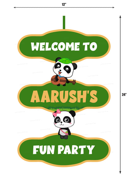 Baby Bus Theme Door Poster