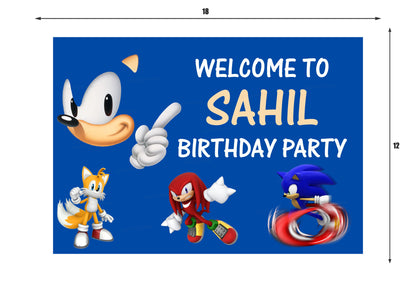PSI Sonic the Hedgehog Theme  Welcome Board