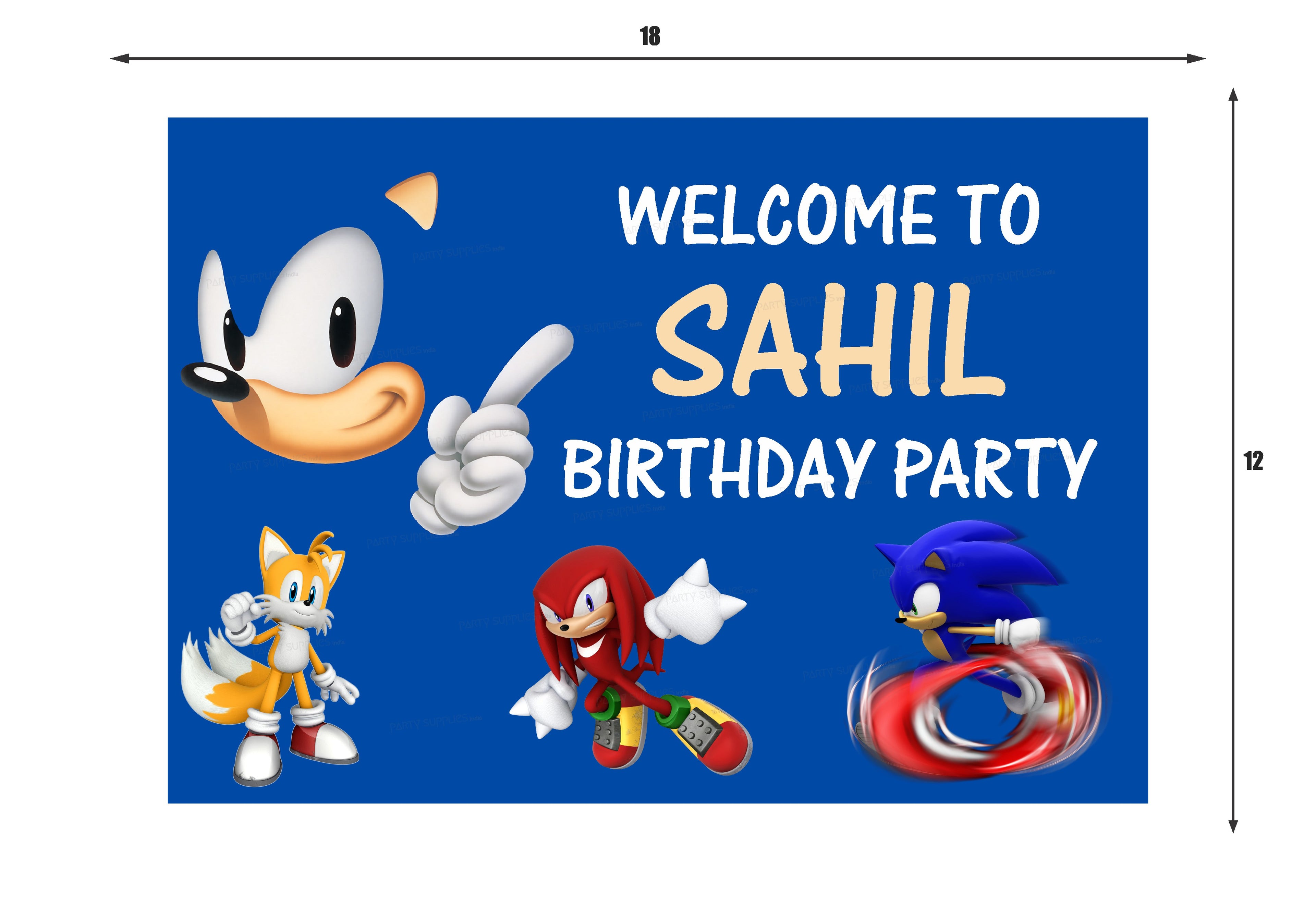 Sonic the Hedgehog Theme  Welcome Board