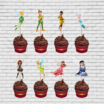 PSI Tinker Bell Theme Cup Cake Topper