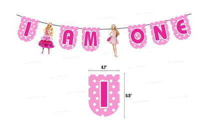 Barbie Theme Baby Age Hanging
