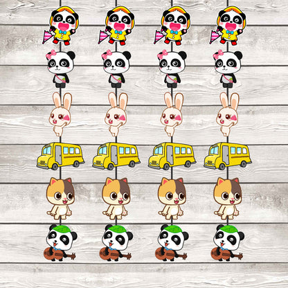 Baby Bus Theme Character Dangler