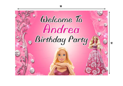 PSI Barbie Theme  Customized Welcome Board