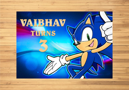 Sonic the Hedgehog Theme Classic Backdrop