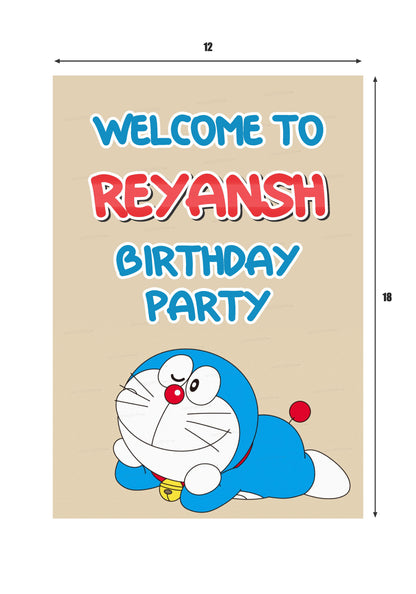 PSI Doraemon Theme Customized Welcome Board