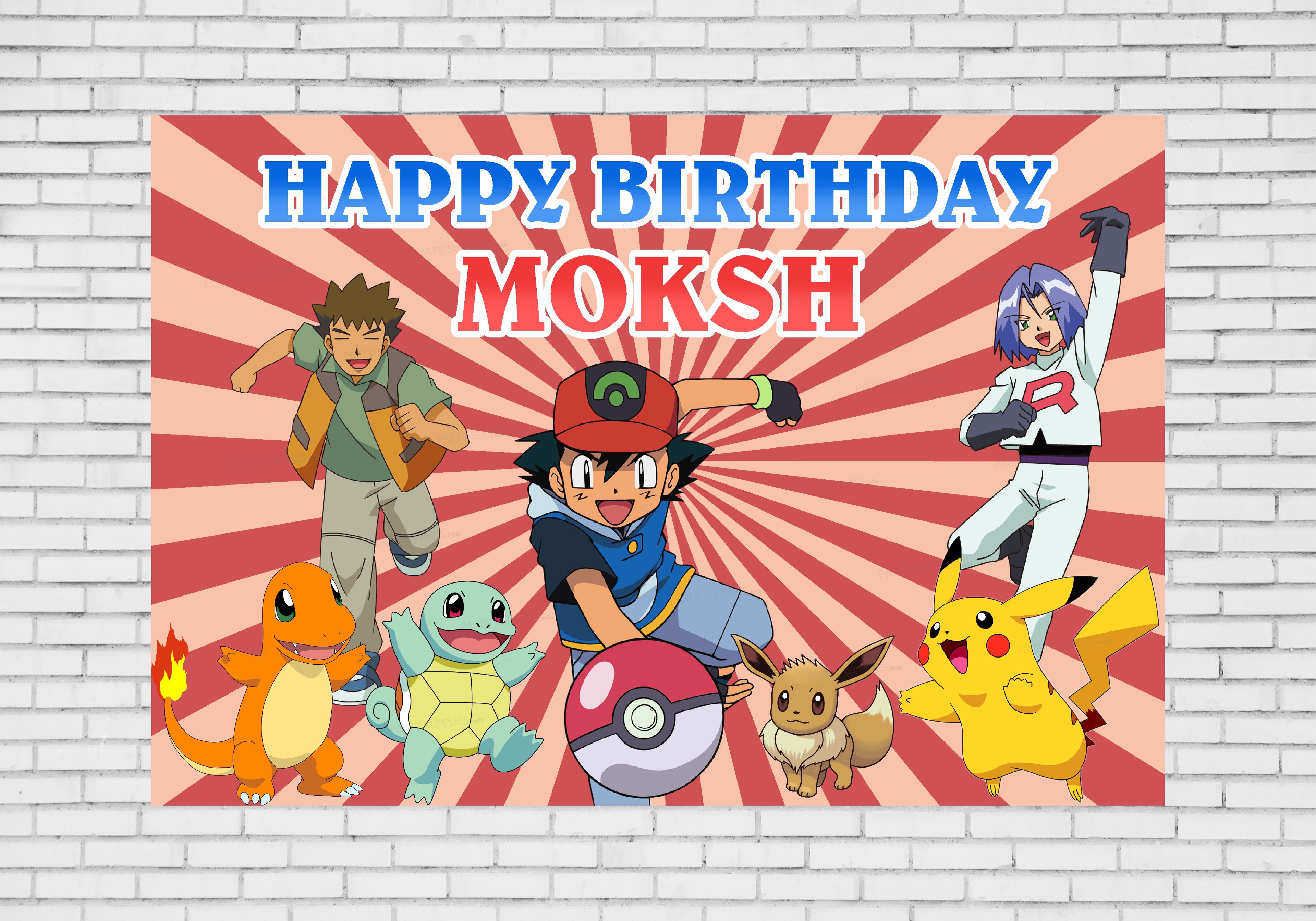 Pokemon Theme Backdrop