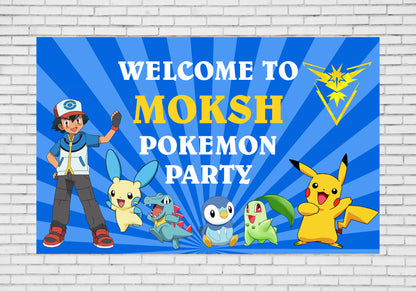 Pokemon  Personalized Theme Welcome Board