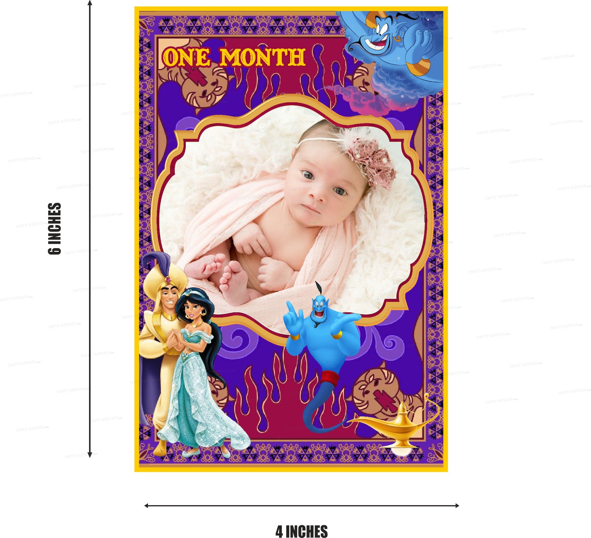 PSI Aladdin Theme 12 Months Photo Banner