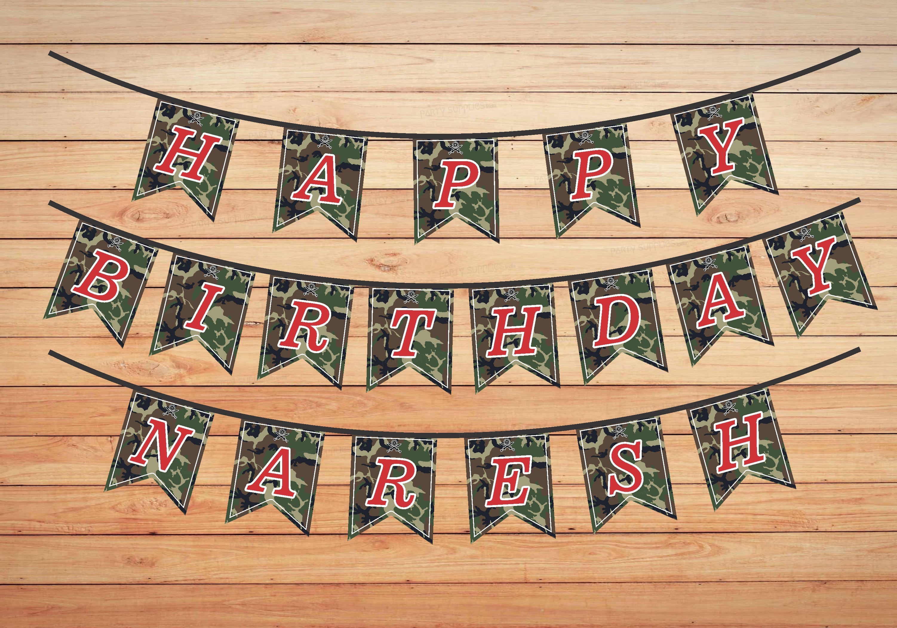 PSI  Military Theme  Personalized Hanging